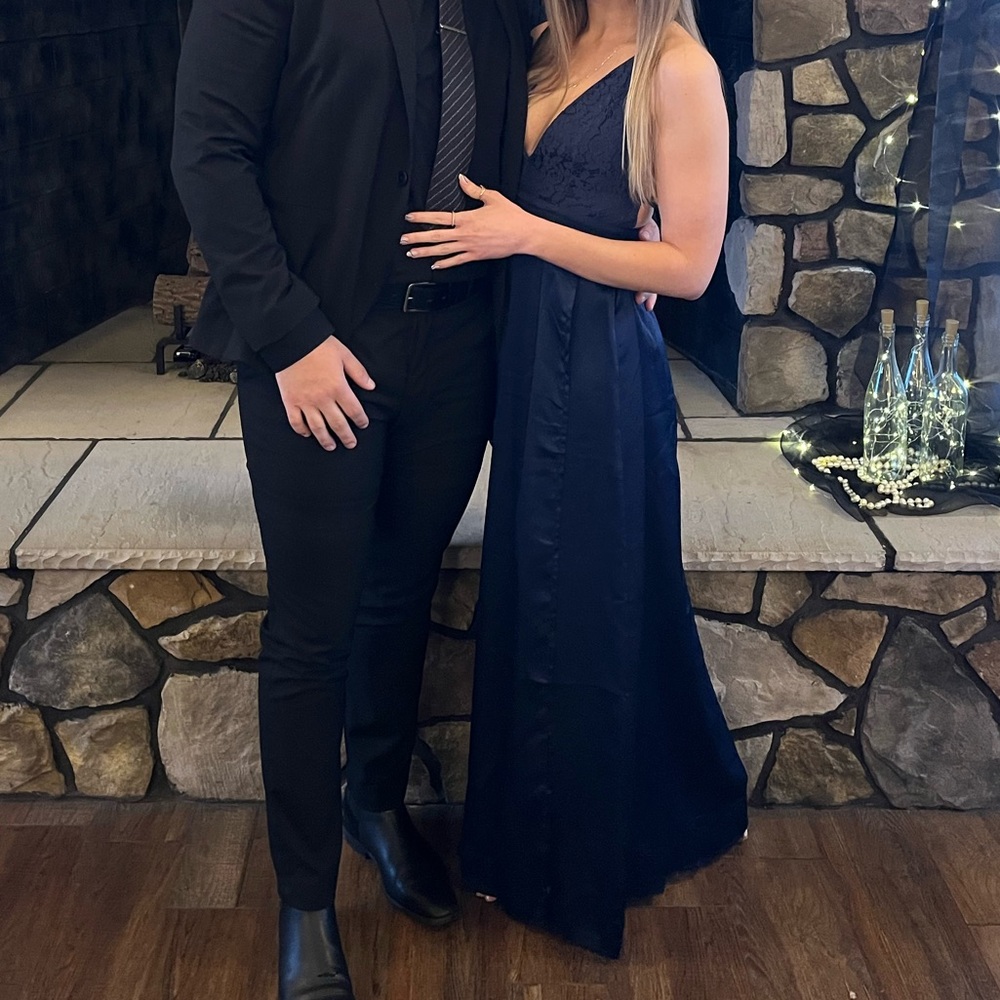 Showpo Navy Blue Dress